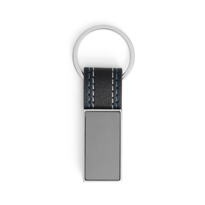 BALE. Metal and PU keyring